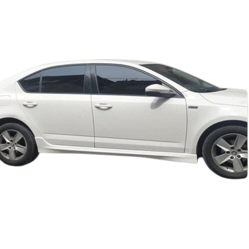 Skoda Octavia MK3 (2013 – 2017) Custom Style Yan Marşpiyel Seti (Plastik)