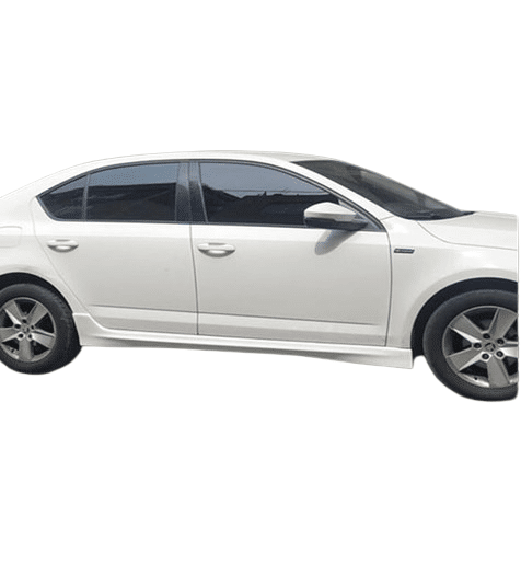 Skoda Octavia MK3 (2013 - 2017) Custom Style Yan Marşpiyel Seti (Plastik)