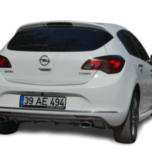 Opel Astra J HB (2013-2015) Makyajlı Arka Tampon Eki - Difüzör (Plastik)