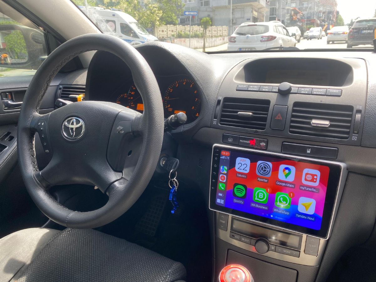 TOYOTA AVENSİS 2002-2007 ANDROİD MULTİMEDYA 4-32 8 ÇEK. CARPLAY- QLED EKRAN- AHD GERİ GÖRÜŞ KAMERASI 3 AMFİ ÇIKIŞLI PRO CİHAZ - Görsel 2