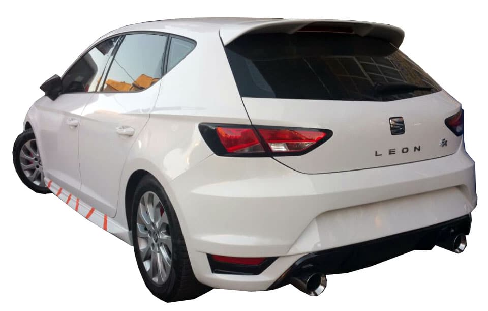 Seat Leon MK3 - 5F (2013-2019) STYLE Aero Dinamik Arka Tampon (Plastik) - Görsel 4