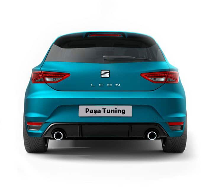Seat Leon MK3 5F (2013-2019) FR Aero Dinamik Arka Tampon (Plastik) - Görsel 3