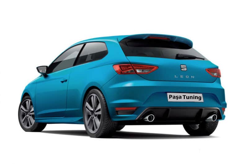 Seat Leon MK3 5F (2013-2019) FR Aero Dinamik Arka Tampon (Plastik) - Görsel 4
