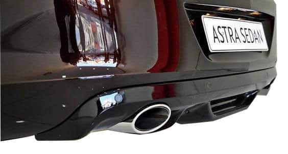 Opel Astra J Sedan 2013 Sonrası Arka Tampon Eki - Difüzör (Plastik) - Görsel 2