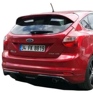 Ford Focus 3 HB 2012 - 2014 Arka Tampon Eki - Difüzör (Plastik)