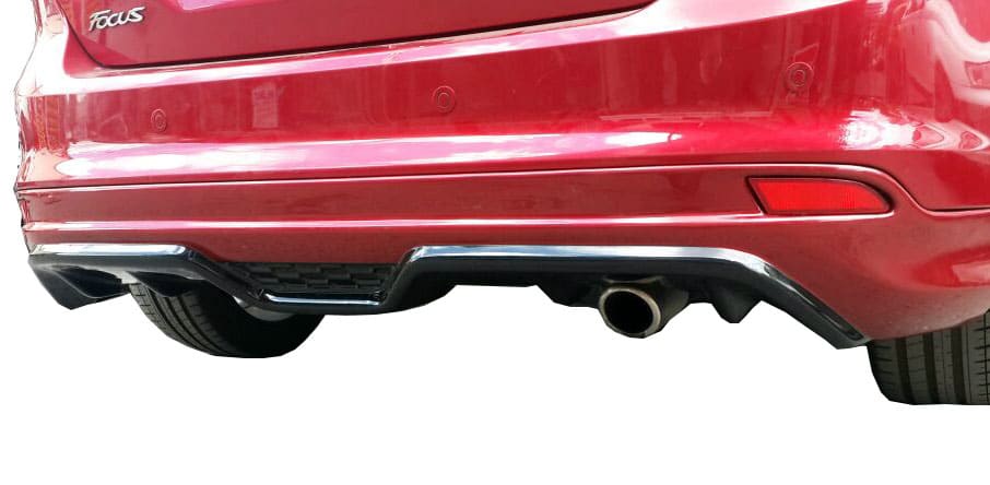 Ford Focus 3 HB 2012 - 2014 Arka Tampon Eki - Difüzör (Plastik) - Görsel 2
