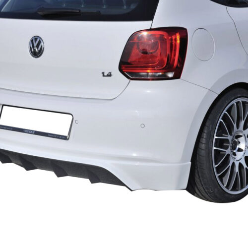Volkswagen Polo 6R (2010-2014) Makyajsız Arka Tampon Eki – Difüzör (Plastik)