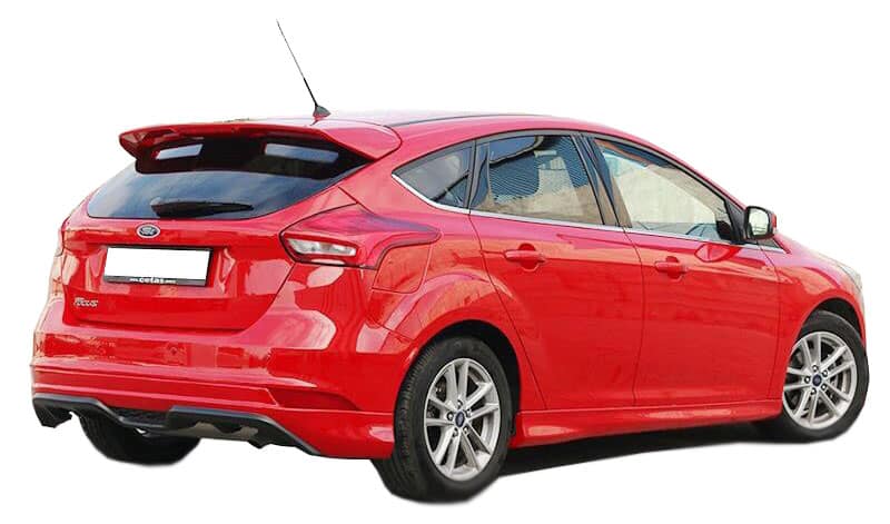 Ford Focus 3 HB Makyajlı (2015-2018) Arka Tampon Eki - Difüzör (Plastik) - Görsel 2