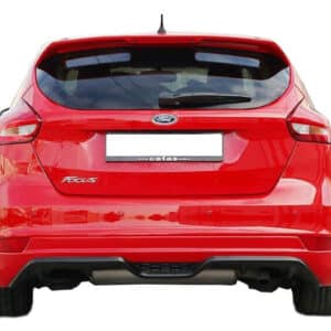 Ford Focus 3 HB Makyajlı (2015-2018) Arka Tampon Eki - Difüzör  (Plastik)