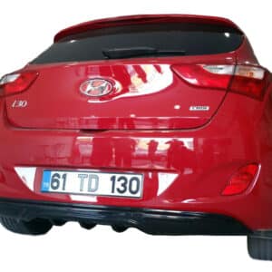 Hyundai İ30 (2011-2016) Arka Tampon Eki - Difüzör (Plastik)