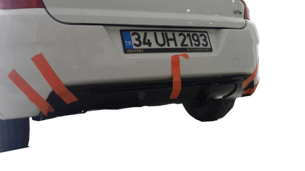 Citroen C4 (2011 - 2016) Arka Tampon Eki - Difüzör (Plastik) - Görsel 2