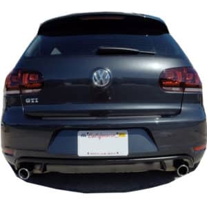 Volkswagen Golf 6 (2009-2012) GTI Arka Tampon Eki - Difüzör (Plastik)