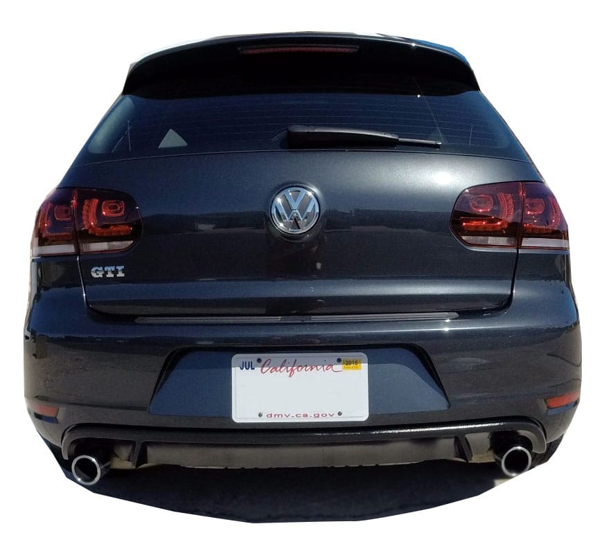 Volkswagen Golf 6 (2009-2012) GTI Arka Tampon Eki - Difüzör (Plastik)