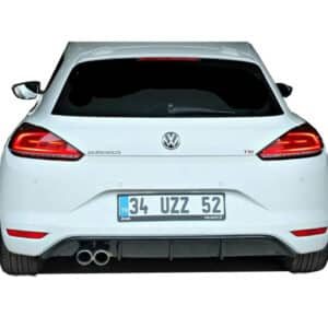 Volkswagen Scirocco (2015-2017) Arka Tampon Eki - Difüzör (Plastik)