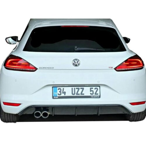 Volkswagen Scirocco (2015-2017) Arka Tampon Eki – Difüzör (Plastik)