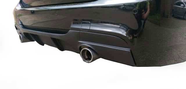 Bmw 3 Serisi E90 2006 - 2012 M Performance Arka Tampon Eki - Difüzör (Plastik) - Görsel 2