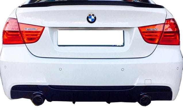 Bmw 3 Serisi E90 2006 - 2012 M Performance Arka Tampon Eki - Difüzör (Plastik) - Görsel 3