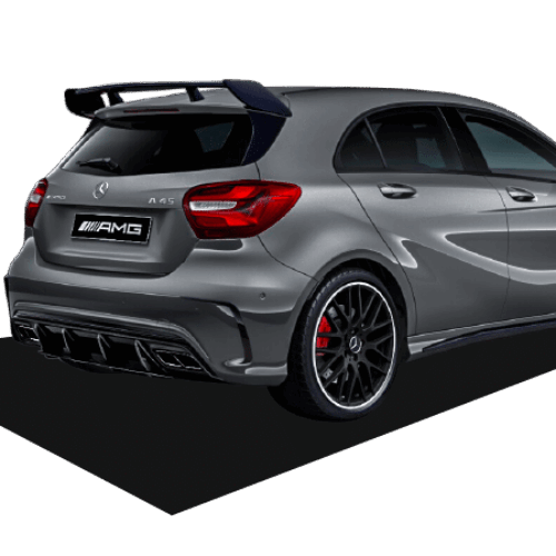 Mercedes A Serisi W176 (2015-2018) Yeni A45 Difüzör (Plastik)