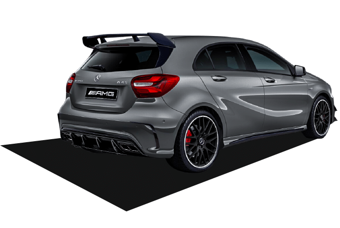 Mercedes A Serisi W176 (2015-2018) Yeni A45 Difüzör (Plastik)