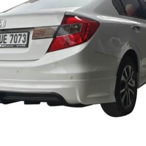 Honda Civic FB7 (2012-2016) Mugen RR Arka Tampon Eki - Difüzör (Plastik)