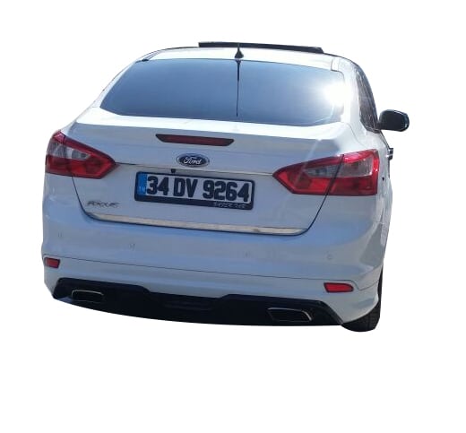 Ford Focus 3 Sedan (2012-2018) Arka Tampon Eki - Difüzör (Plastik) - Görsel 2