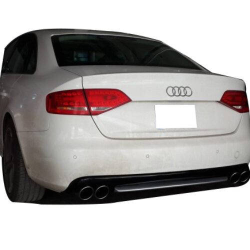 Audi A4 B8 2008 – 2012 S4 Arka Tampon Eki – Difüzör ( Plastik)