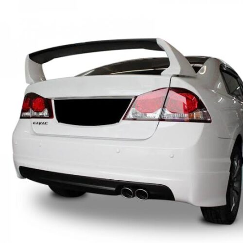Honda Civic FD6 (2006-2011) Mugen Arka Tampon Eki – Difüzör (Plastik)