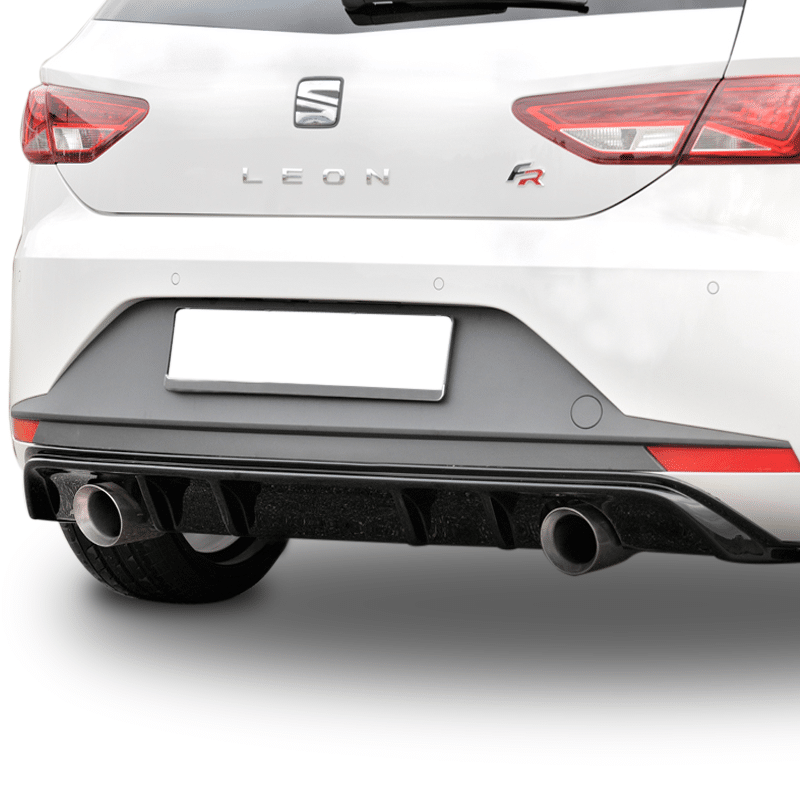 Seat Leon MK3 (2013-2016) FR Arka Tampon Eki - Difüzör (Plastik) - Görsel 2