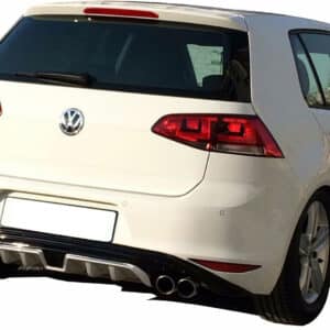 Volkswagen Golf 7 (2012-2016) Custom Arka Tampon Eki - Difüzör (Plastik)