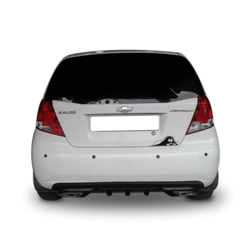 Chevrolet Kalos Egzoz Görünümlü Universal Arka Tampon Eki – Difüzör (Plastik)