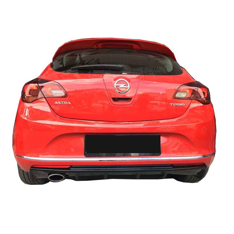 Opel Astra J HB (2013-2015) Makyajlı Arka Tampon Eki - Difüzör (Plastik) - Görsel 2