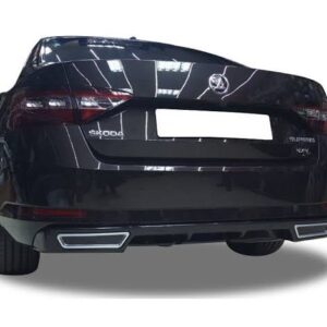 Skoda SuperB Egzoz Görünümlü Difüzör (Plastik)