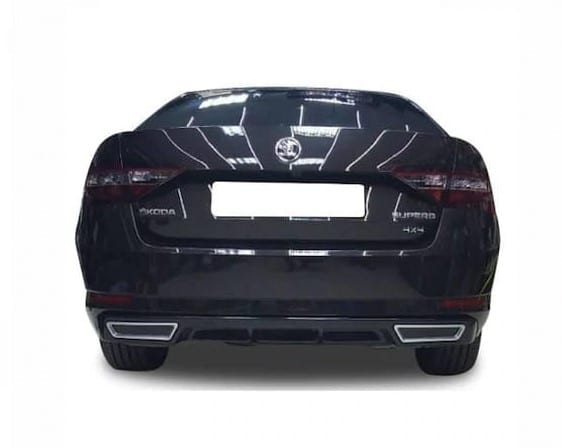 Skoda SuperB Egzoz Görünümlü Difüzör (Plastik) - Görsel 2