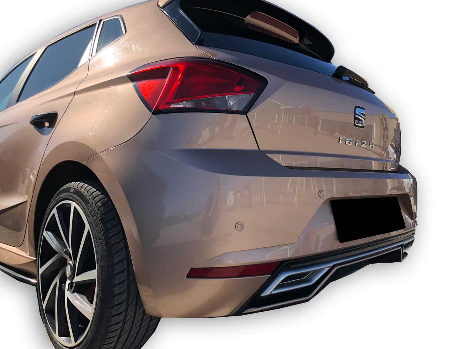 Seat ibiza (2017 ve Sonrası) Egzoz Görünümlü Difüzör (Plastik) - Görsel 4