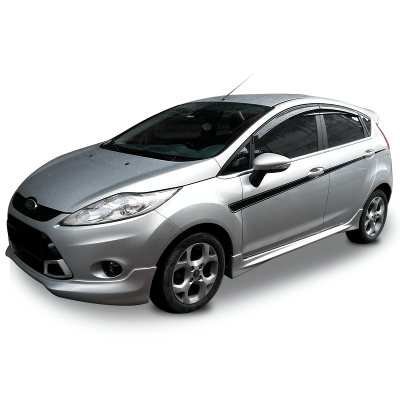 Ford Fiesta (2008-2013) Yan Marşpiyel Seti (Plastik) - Görsel 2