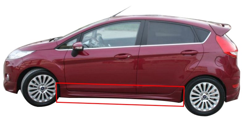 Ford Fiesta (2008-2013) Yan Marşpiyel Seti (Plastik) - Görsel 3