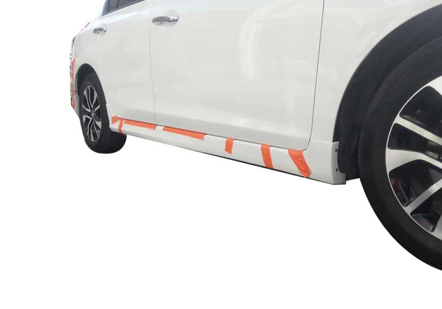 Honda Civic FB7 (2012-2016) Modulo Black Edition Yan Marşpiyel Seti (Plastik) - Görsel 2