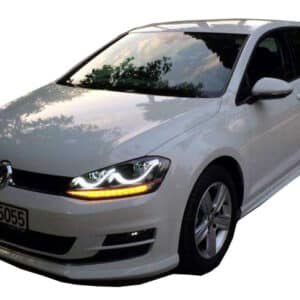 Volkswagen Golf 7 (2012-2019) Aerodinamik Yan Marşpiyel Seti (Plastik)