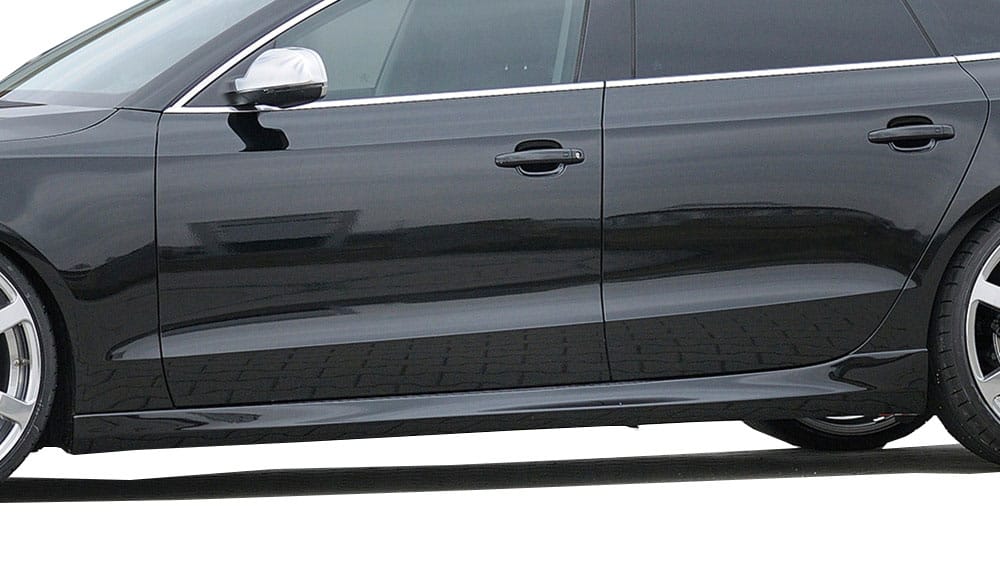 Audi A5 8P3 2008 - 2016 Sportback 4 Kapı RS5 Yan Marşpiyel Seti (Plastik) - Görsel 2