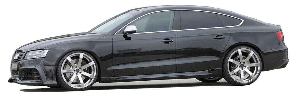 Audi A5 8P3 2008 - 2016 Sportback 4 Kapı RS5 Yan Marşpiyel Seti (Plastik) - Görsel 3