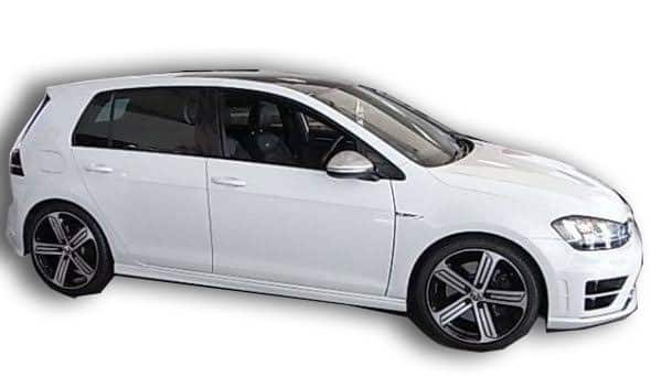 Volkswagen Golf 7-7,5 Series (2012-2020) R Model Marşpiyel Seti (Plastik) - Görsel 2