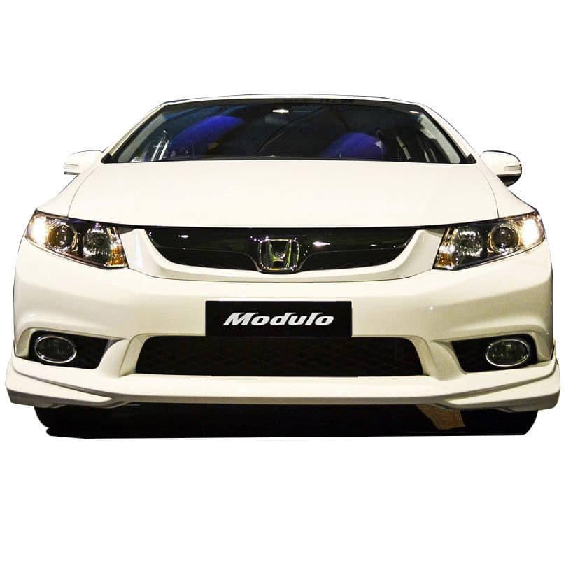 Honda Civic FB7 (2012-2016) Modulo Black Edition Ön Tampon Ek (Plastik) - Görsel 2