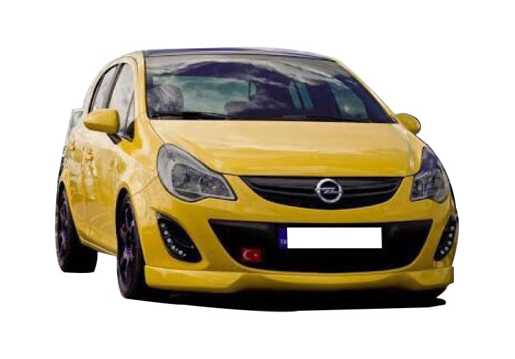 Opel Corsa D (2011 - 2015) Makyajlı Stainmetz Ön Tampon Ek (Plastik)