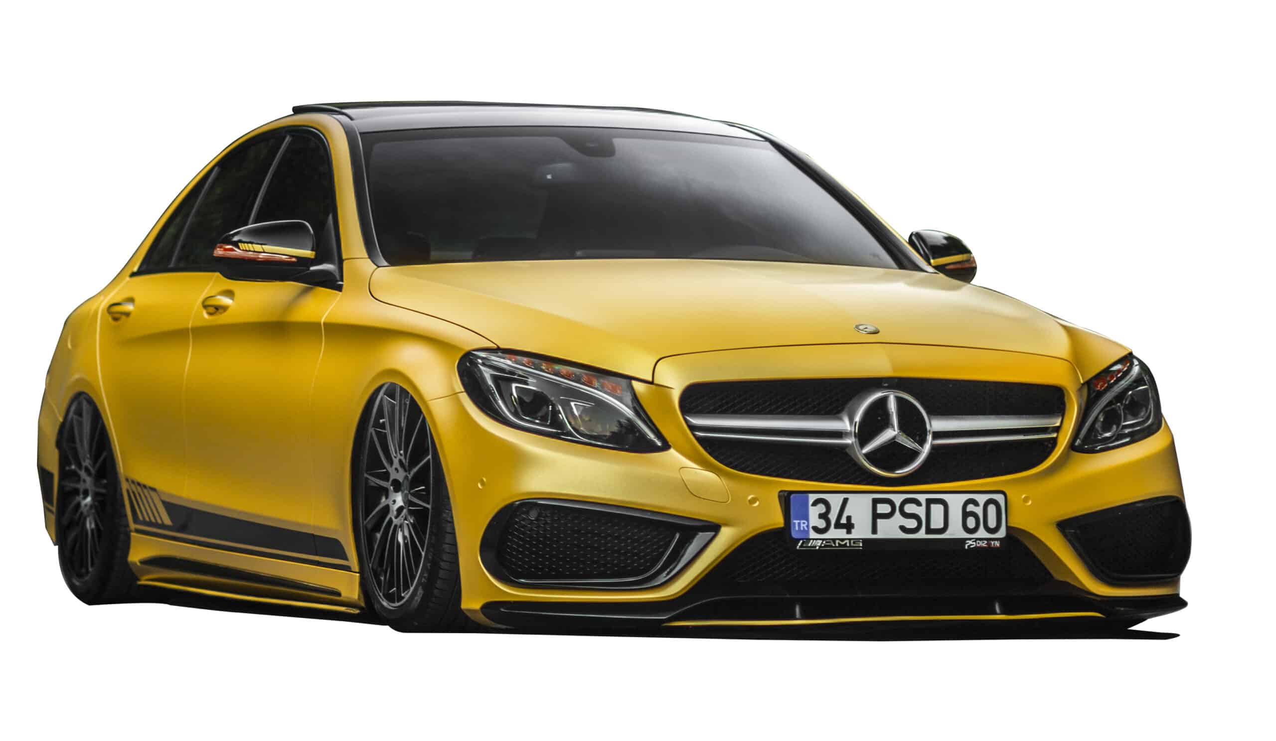 Mercedes C Serisi W205 (2015-2018) Amg Ön Ek + Lip (Plastik) - Görsel 2