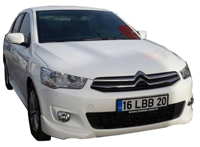 Citroen C-Elysee (2012-2016) Ön Tampon Flap (Plastik) - Görsel 3