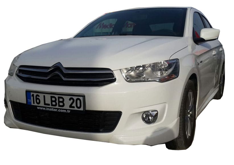 Citroen C-Elysee (2012-2016) Ön Tampon Flap (Plastik) - Görsel 2