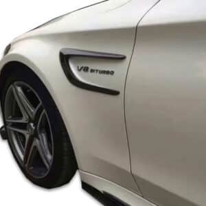 Mercedes C Serisi W205 (2015-2018) Çamurluk Kaşları Plastik (Piano Black)