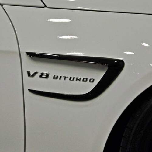 Mercedes E Serisi W212 (2009-2016) Çamurluk Kaşları Plastik (Piano Black)