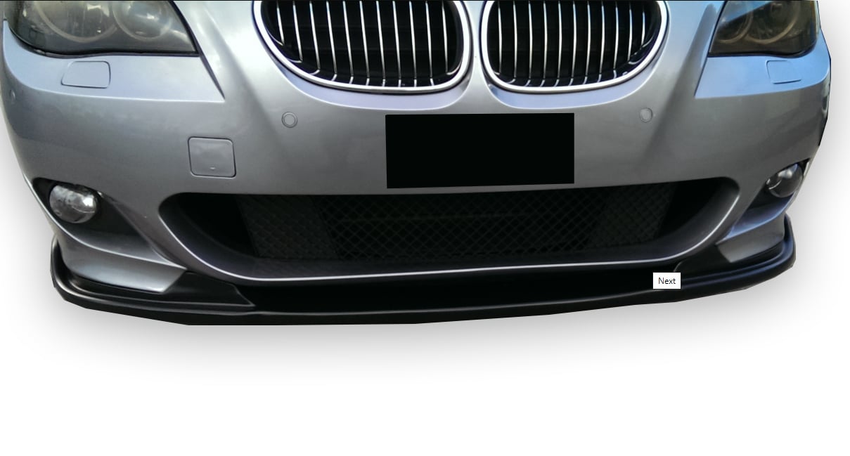 BMW 5 Serisi E60 (2004 - 2010) M-Tech Hamann Lip (Plastik)