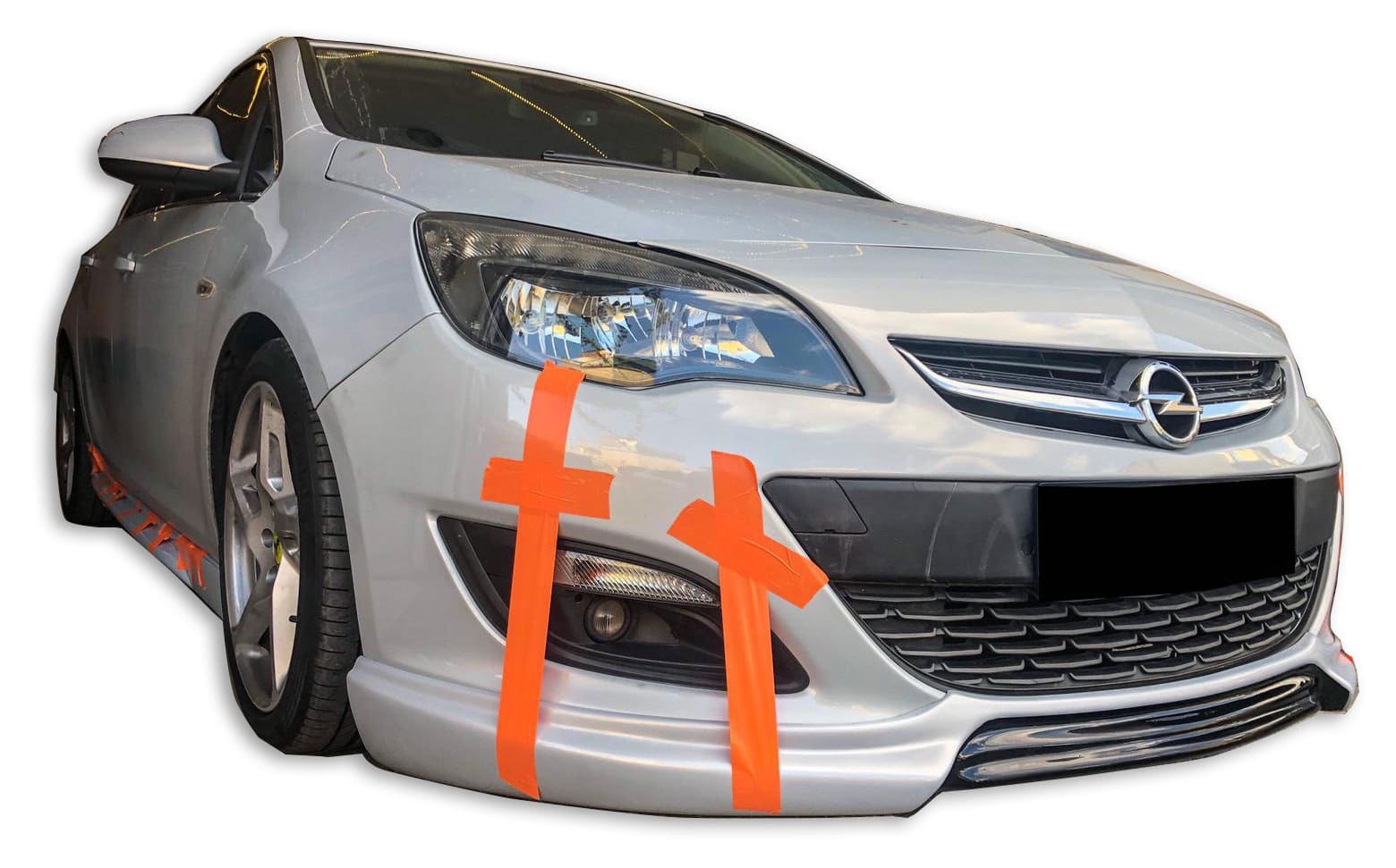 Opel Astra J HB Sedan Makyajlı Ön Tampon Eki (Plastik)